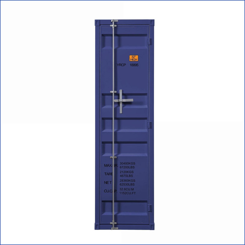 Commodes et amp; Armoires industrielles en métal bleu avec serrure pleine longueur Tige suspendue | Bleu | Métal, Bleu