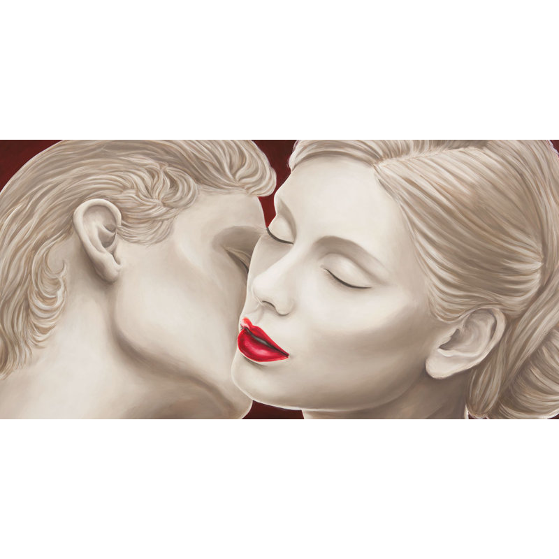 Eternal Lovers by Eleanor Setti - Wrapped Canvas Print, 60cm H x 120cm W x 4cm D