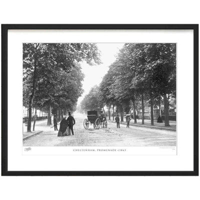 Cheltenham, Promenade C1865 by Francis Frith - Single Picture Frame Print
