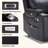Dual Motor Power Lift Recliner Chair With Massage Heat And Adjustable Lumbar Support For Elderly-62524809