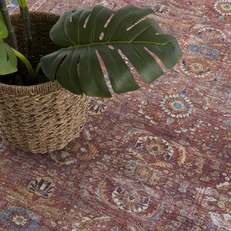 Oriental Indoor Rug, Rectangle 9'2" x 12'