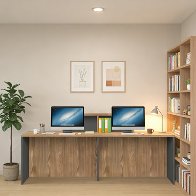Bureau de réception moderne et minimaliste - Comptoir, bureau, salon et vente au détail
