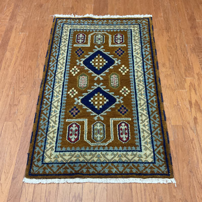  Tapis en laine fait à la main Kazak