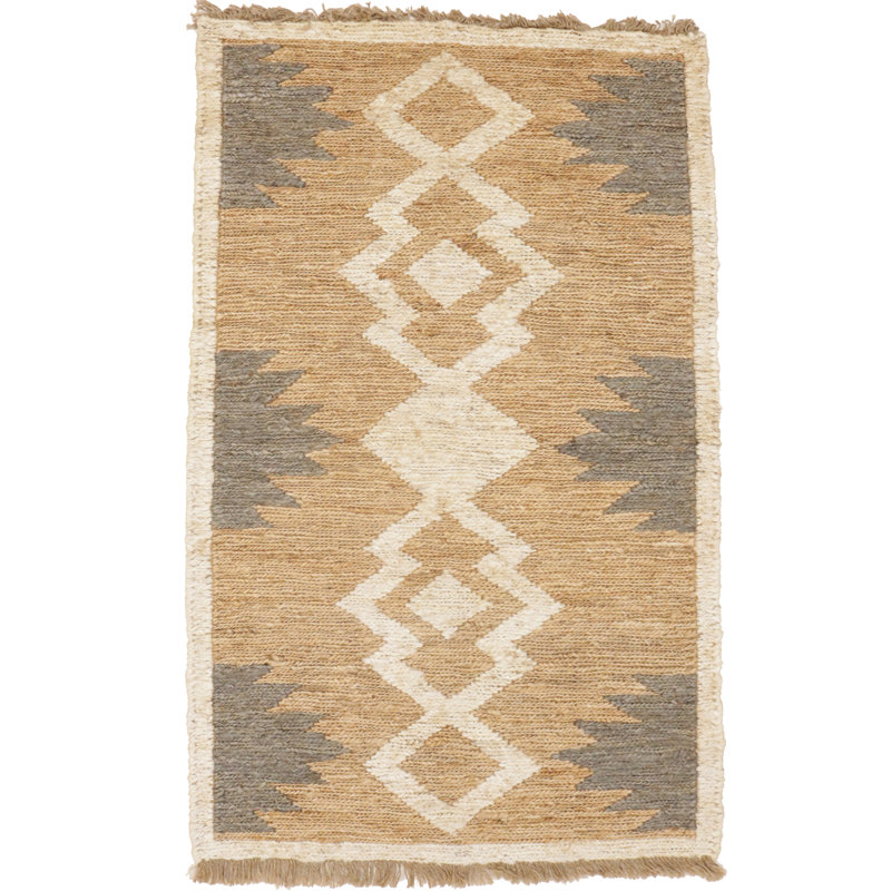 Tapis moderne en jute Sumak 3 x 5 Sabreea