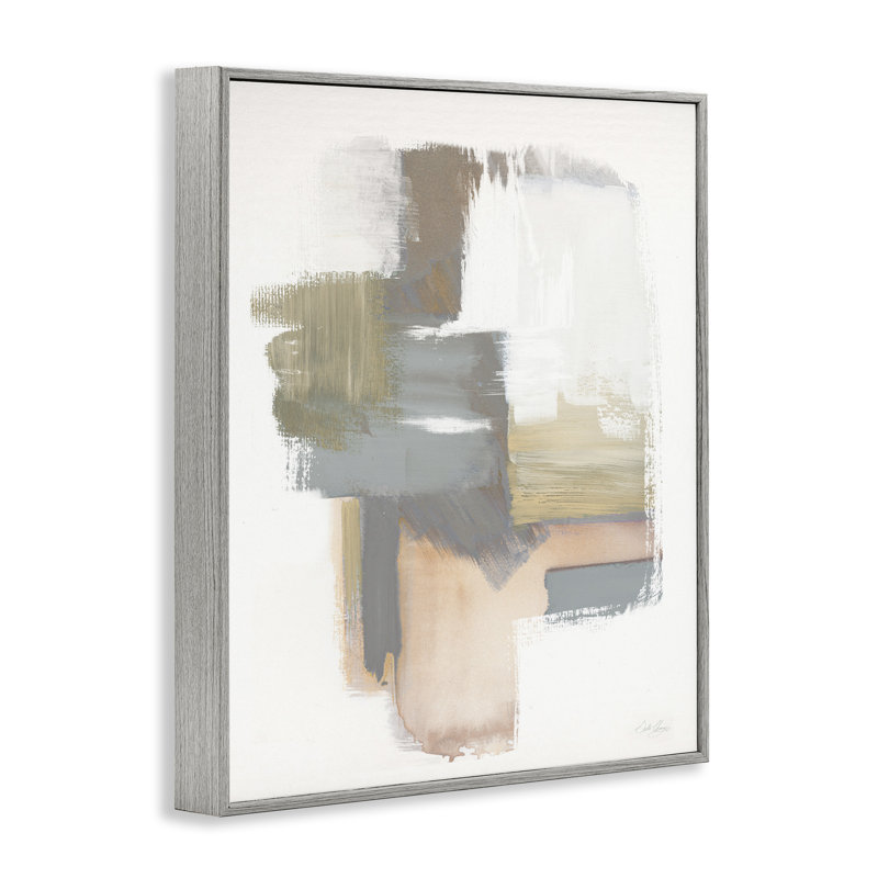 Art de giclée encadrée noire déformée par Stella Chang, H 30 po x l 24 po, Estampe numérique Farmhouse