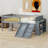 Bed Frame Featuring Storage Shelf, Slide, Ladder and Protective Guardrail-1761815689