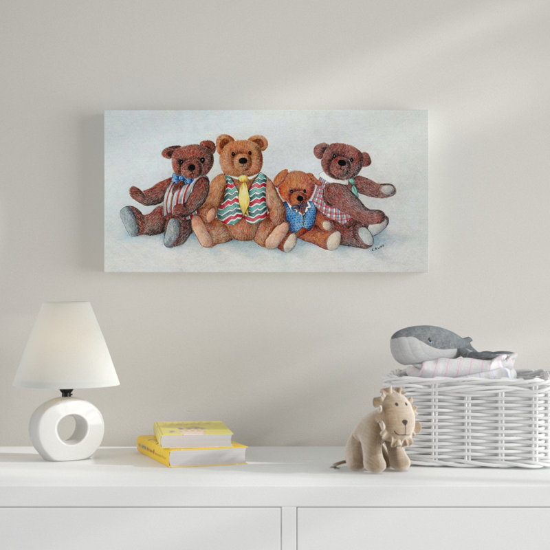 « the guys brown ours », art sur toile, H 10 po x l 19 po x P 2 po