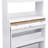 Compact 33.5x15.7x69inch Buffet with Hutch and Foldable Dining Table, Multifunctional Cupboard with Storage Shelf and Side Hooks for Small Places,Studio, Apartment-1159921052