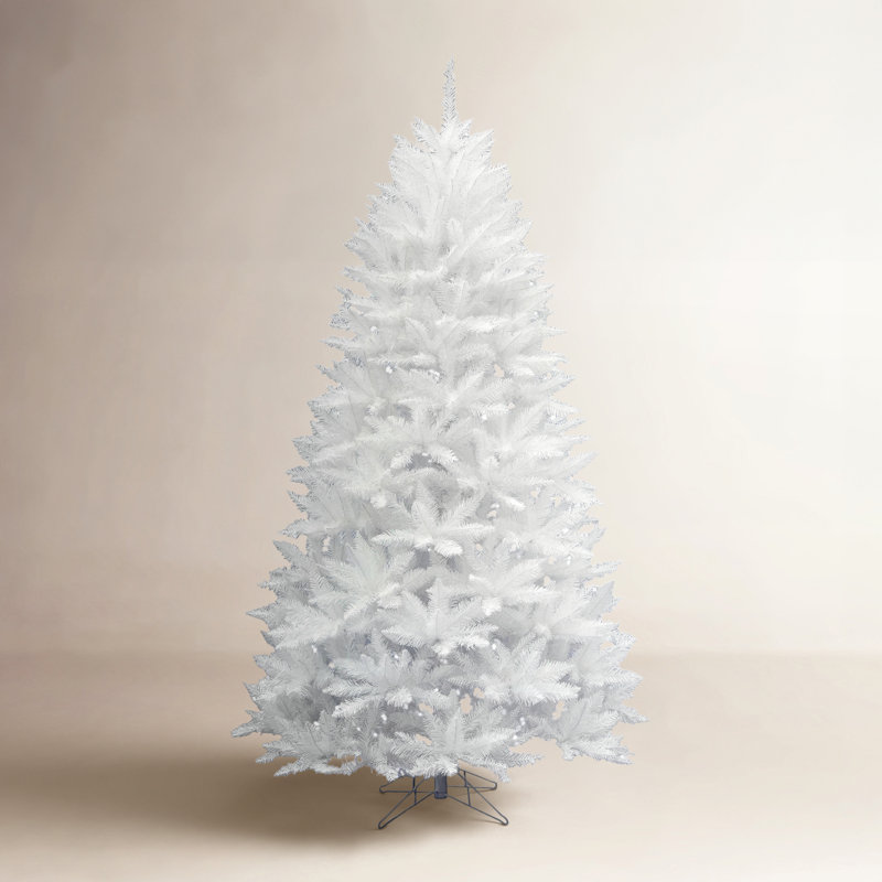 Sparkle White Spruce Artificial Christmas Tree, 8.5', Pure White LED