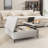 35 Inch Wide Square Storage Benches Coffee Table-1645101911