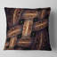 Magnifique Oreiller Motif Tressage Métallique Abstract