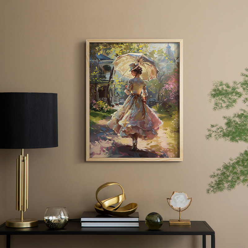 «WOMEN Series DCCX», reproduction encadrée - bois massif, Naturel, H 11 po x l 9 po