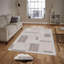 Tapis en polyester de qualité supérieure (5,2 x 7,5 pi), 100% antibactérien, antidérapant, 0,3 po de hauteur | Lavable à la machine, impression numérique 3D, tapis tissé durable | Idéal pour le salon, la chambre à coucher et les espaces repas-795003310