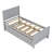 Platform Bed with Trundle and Drawers-1236542430