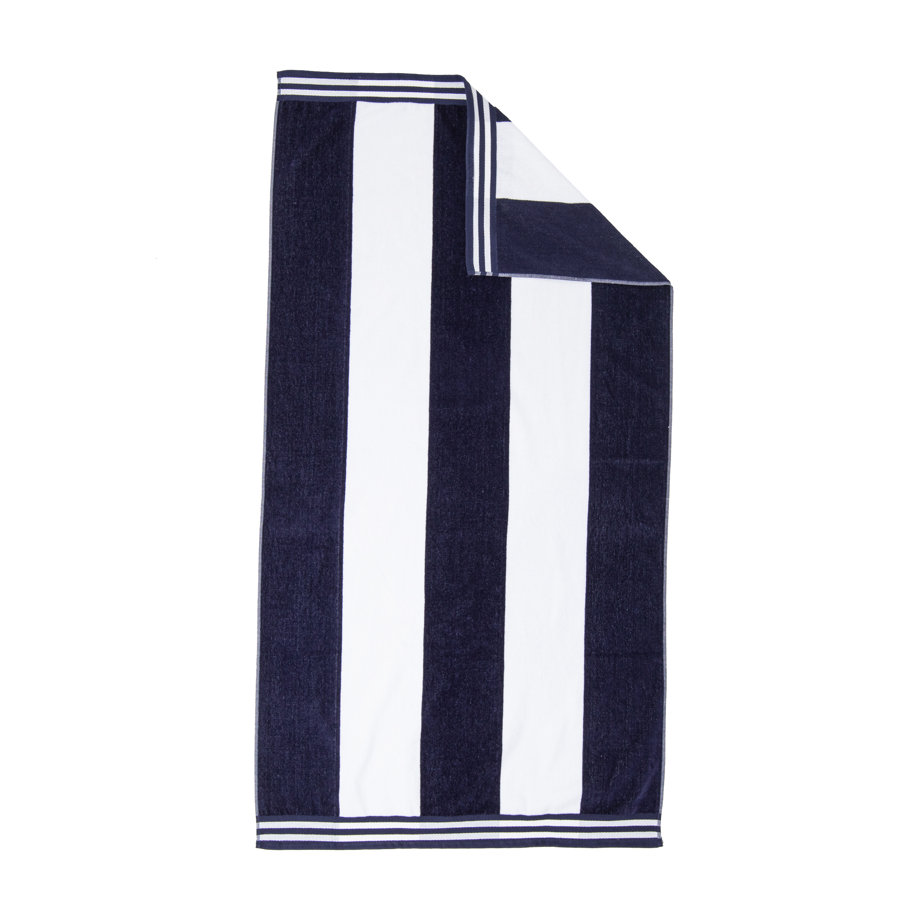 Calheta Cotton Oversized Cabana Stripe Beach Towels