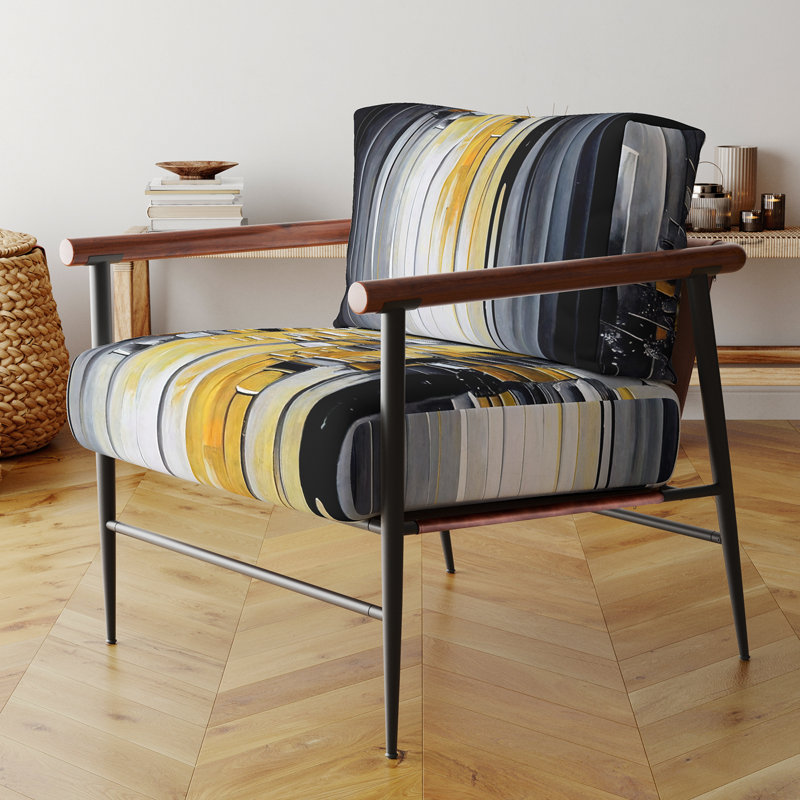 Chaise rembourrée Daidone, Noir, noir, noir, noir