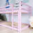 Wood Frame Twin Over Twin Size Bunk Bed With Ladder,Strengthened Slats-321203895