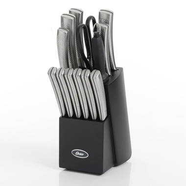 Knife Set, Astercook 14 Pcs Kitchen Knife Set, Knife Set with Built-in  Sharpener Block, Dishwasher Safe, Teal