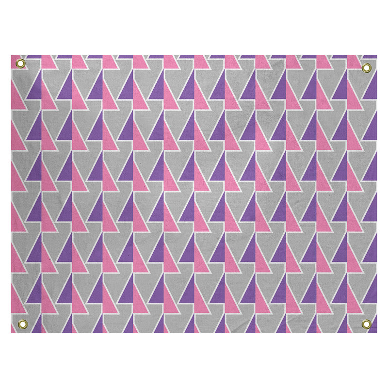 Tapisserie, H 26 po x l 36 po, Rose/mauve