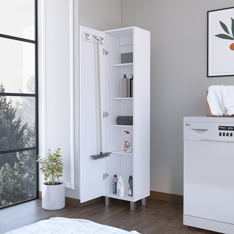 Amy-Lou Storage Cabinet, Buccan, White, Width X 15,7