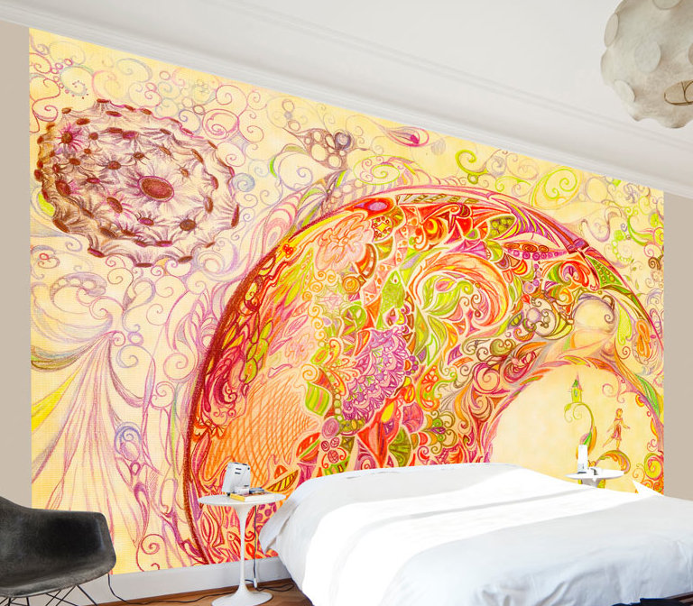 Oriental Theme 193cm x 250cm Wallpaper, 350 cm x 270 cm