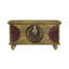 Table basse en bois massif avec rangement Kowalsky