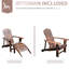 Chaise rustique avec bois - brun Splendid Build