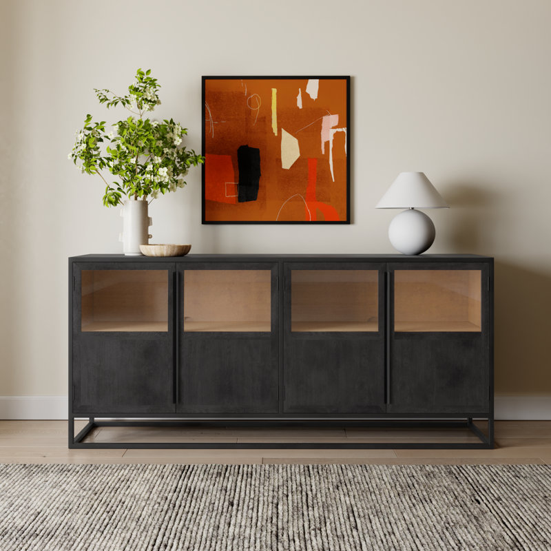 Clementine 80" Sideboard, Black