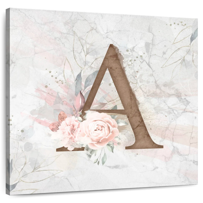 Tergel Floral A Monogram
