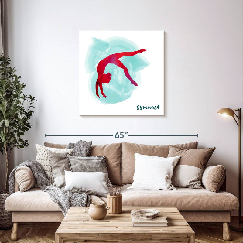Sireci Gymnast On Hand Stand, 36" H x 36" W