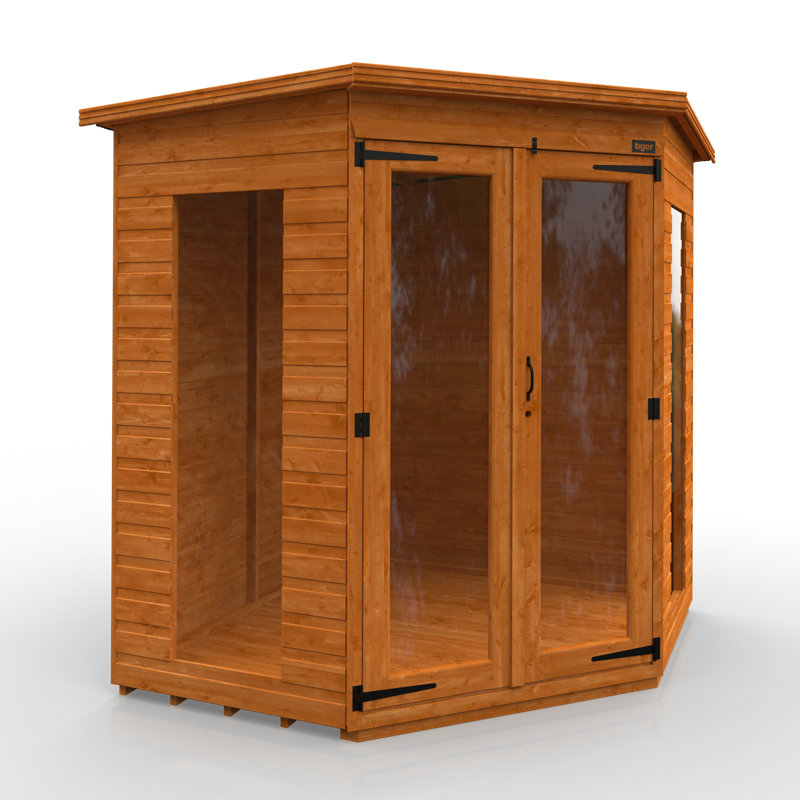 Vista 6 x 6 Ft Shiplap Corner Summer House