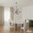 Sunjai 12 Light 3-Tier Sputnik Modern Linear Chandelier-99469281