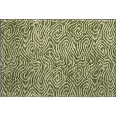 Premium Machine Washable Colmenero AMF1020 Swirls Rug