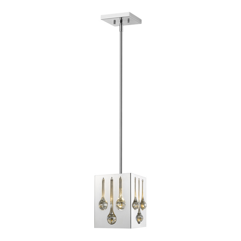 Luminaire suspendu carré/rectangulaire 1 lumières Gagnon