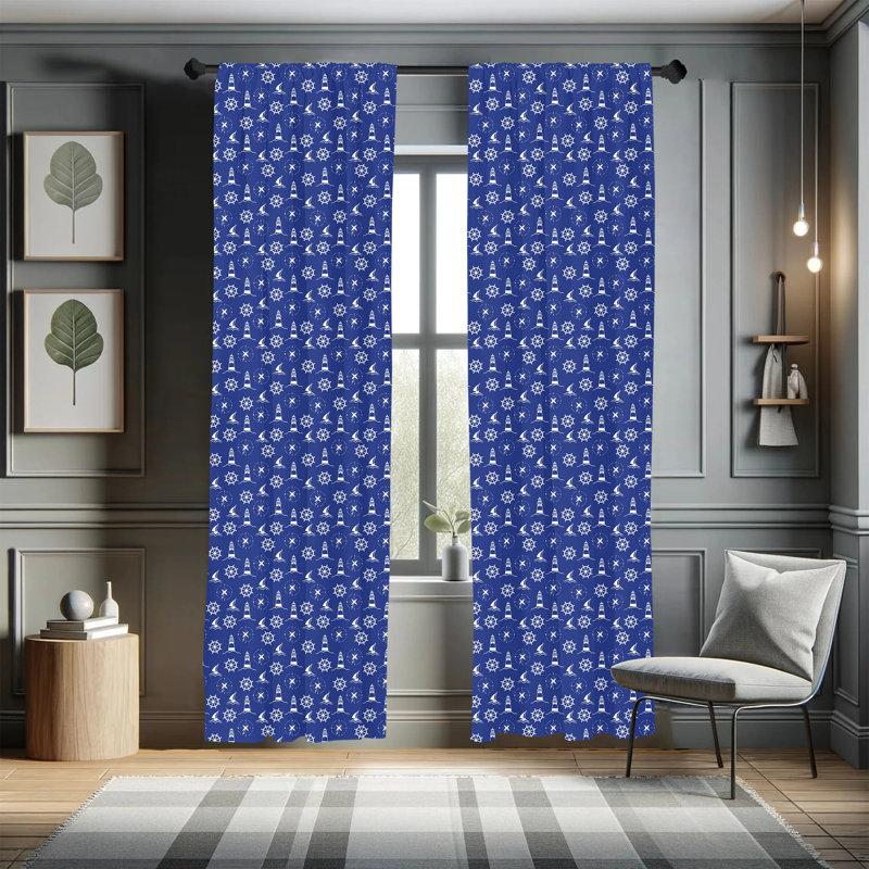 Panneau coulissant semi-diaphane avec passe-tringle Lighthouse, 28 po x 84 po