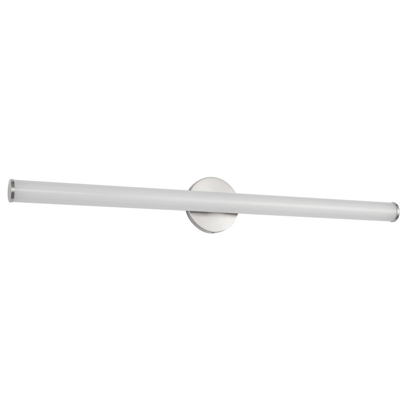 Vire 36-in Black dimmable LED Wall Sconce, Nickel