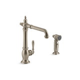 Artifacts® Single Handle Kitchen Sink Faucet with Accessories