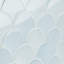 Highwater 5" Fish Scale Polished Ceramic Tile-813553267
