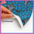 Blue Floral Trees Quilted Thin Bedspread-132415545