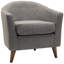 Chaise d'appoint Laclair - Cendre de terrasse-69925900
