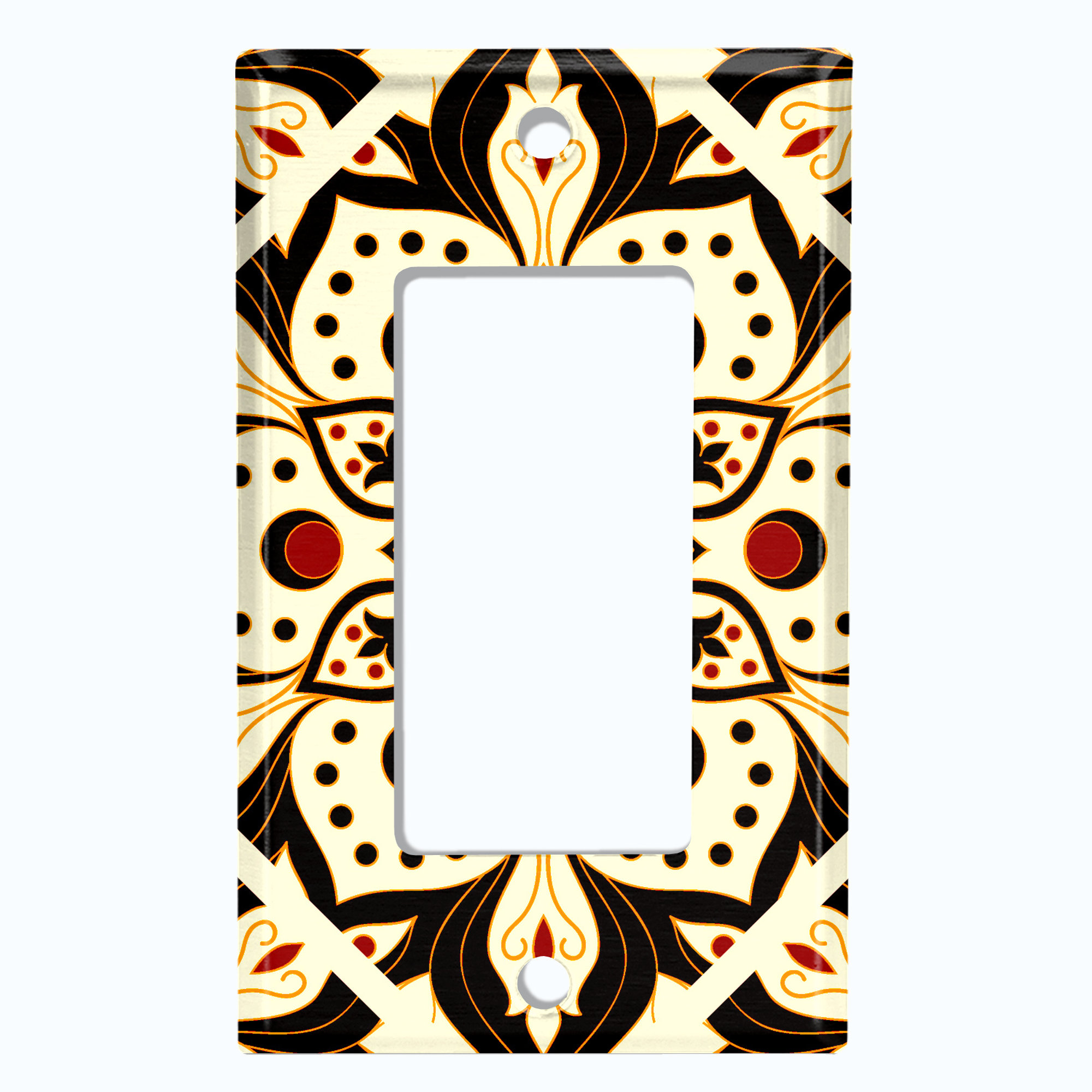 WorldAcc Single 1-Gang Rocker Wall Plate | Wayfair