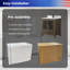 Meuble-lavabo sur pied simple 30 po avec comptoir en quartz-1222765208