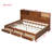 Wooden Daybed with 3 Storage Drawers, Upper Soft Board, shelf, and a set of Sockets and USB Ports-97691159-123252412