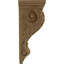 Grand corbeau en bois d'acanthe l 6 po x P 7 1/2 po x H 18 po, bois d'hévéa (paquet de 4)-91262737