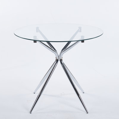 Coffee Table, Small Dining Table With Metal Leg
