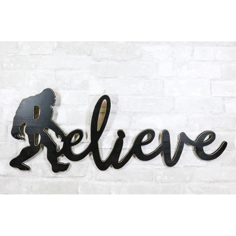 Décoration murale Legend Bigfoot Sasquatch Big Foot Believe