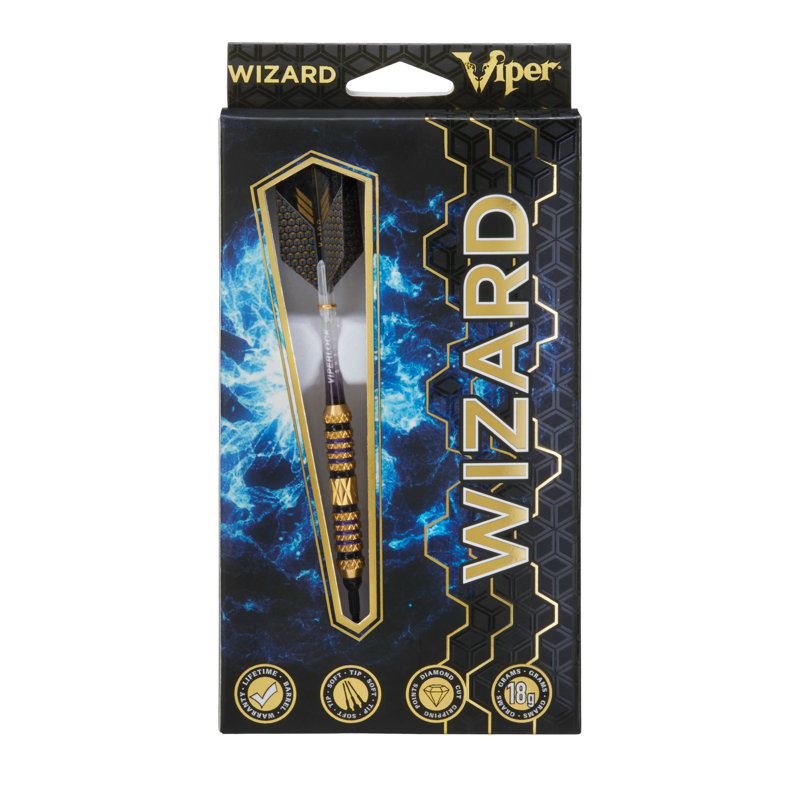 Fléchette à pointe douce wizard Viper, 18 grammes, 6 rainures pourpres