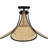 Mercille Glass Semi Flush Mount
