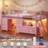 Low Loft Bed With 7 Storage Drawers, Bookcase And Led Lights, 14" H Safety Guardrail,inclined Ladder And Play Curtain-1347660783-1372219249