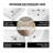 Los Flexi White Drop In Bathroom Sink Ceramic Rectangular with Faucet Hole & Overflow-114023055-114023052